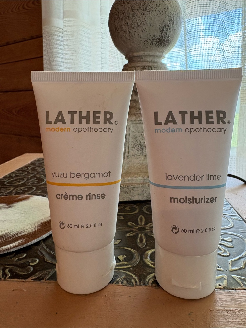 Lavender Lime Moisturizer & yuzu bergamot crème rinse